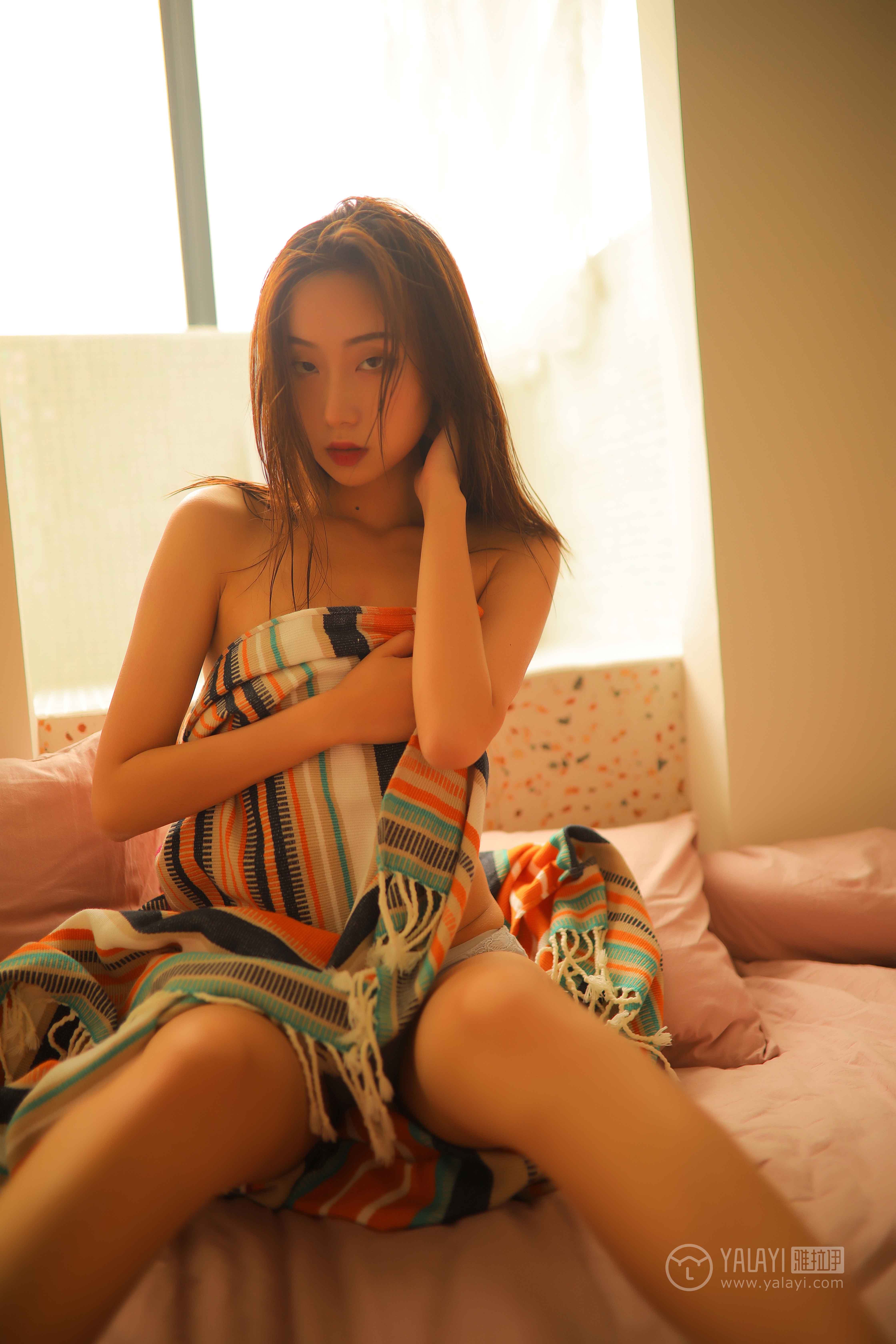 [YALAYI雅拉伊]2019.07.21No.345慵懒双人床晓琪插图1